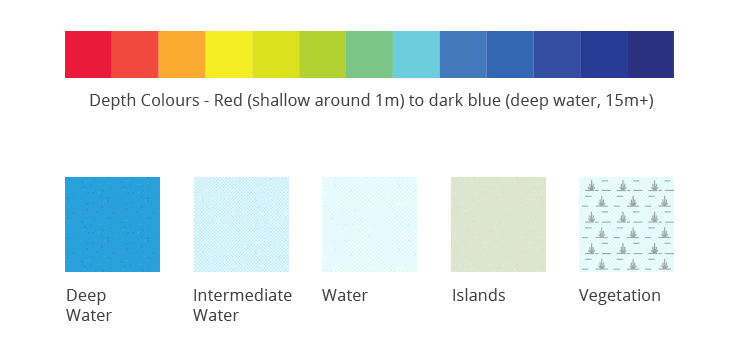 Charted Waters Map Colours