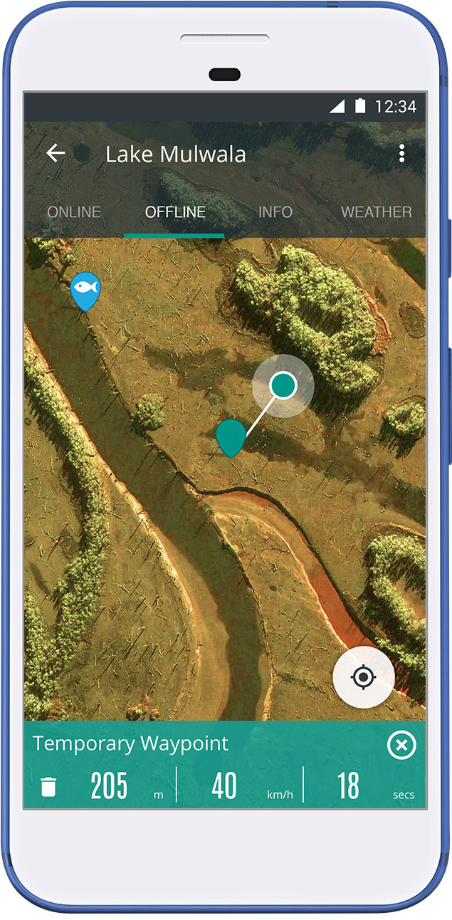 Charted Waters App - Low Water Aerial Imagery