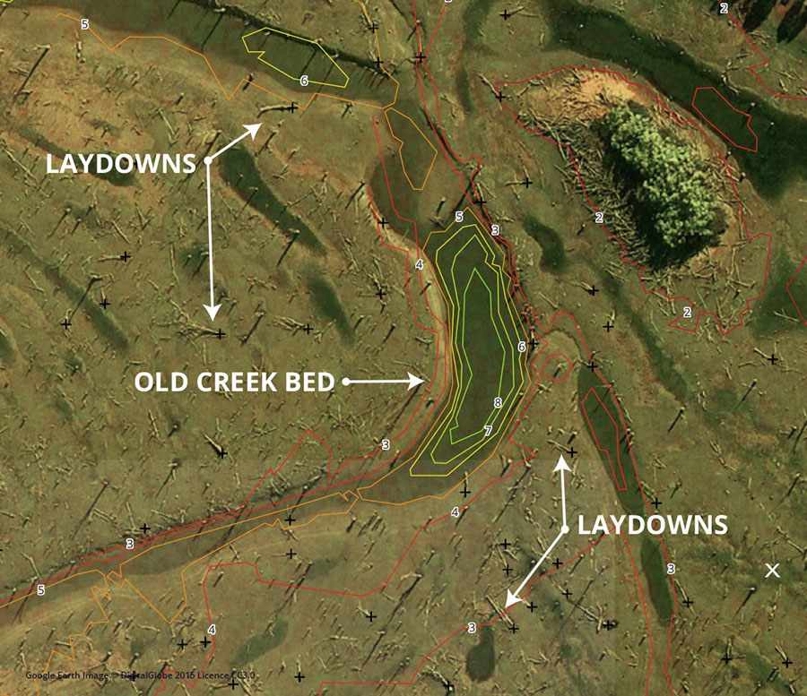 How to read fishing map - Low Water Aerial Imagery