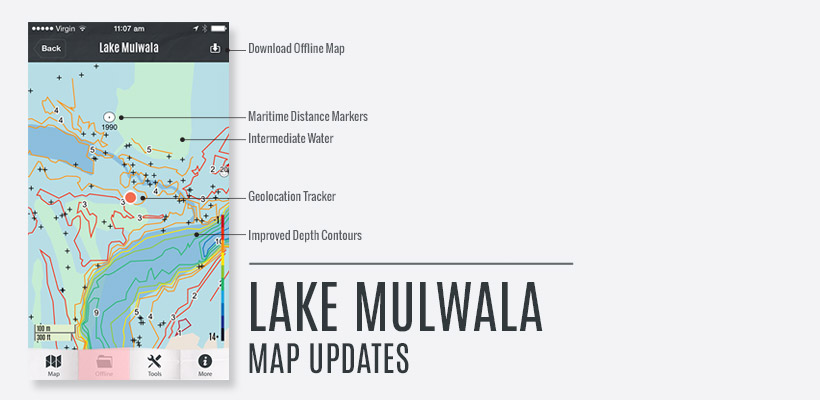 Lake Mulwala Fishing Map Updates