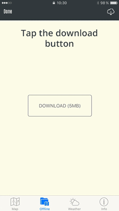 App Help - iPhone Download Offline Map - Charted Waters