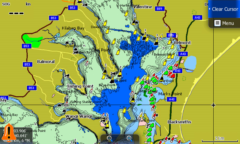 Wallis Lake Depth Chart