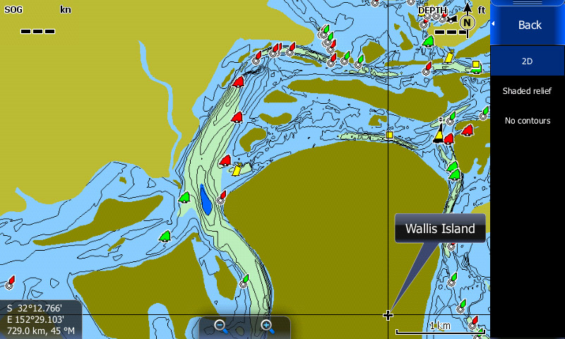 Wallis Lake Depth Chart