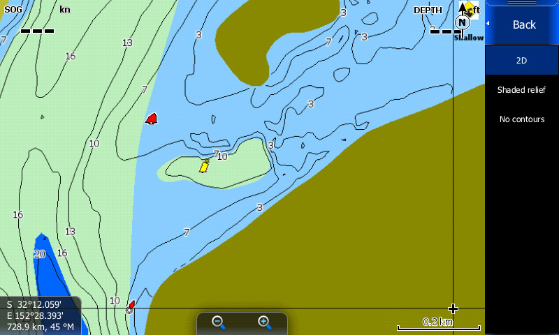 Wallis Lake Depth Chart