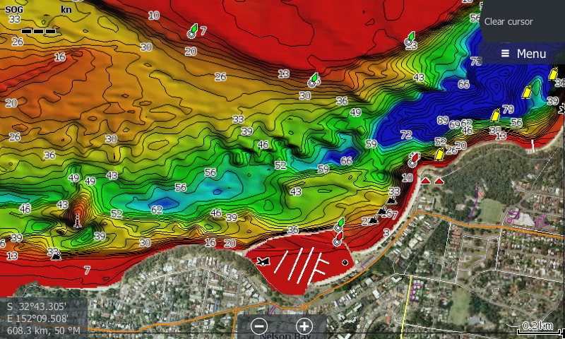 Wallis Lake Depth Chart