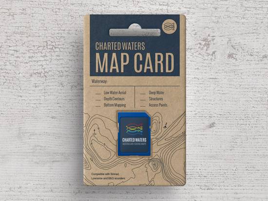 Charted Waters Map Card