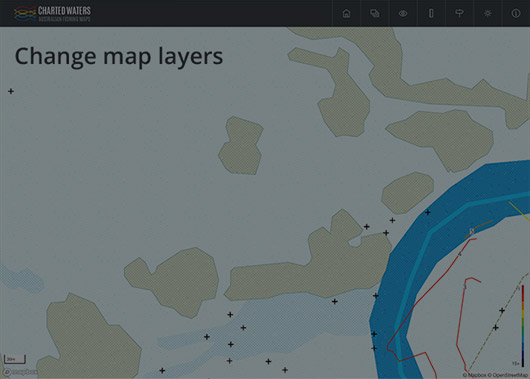 Hide or show map layers