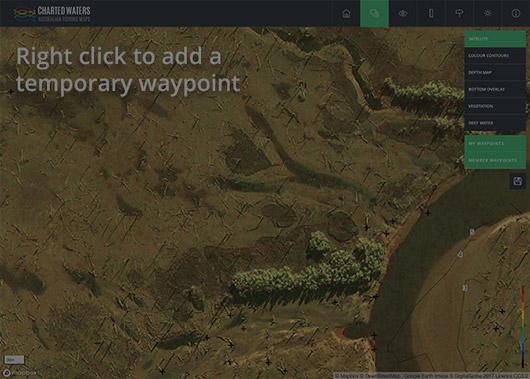 Add a temporary waypoint