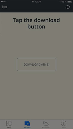 Download an offline map